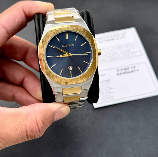 BESTWIN TWO TONECLASSIC BLUE DIAL 41mm