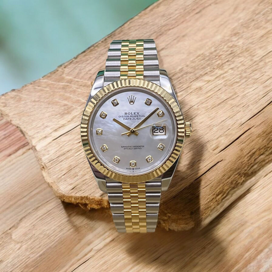 Rolex Oyster Perpetual Date Just 41mm Yellow Gold